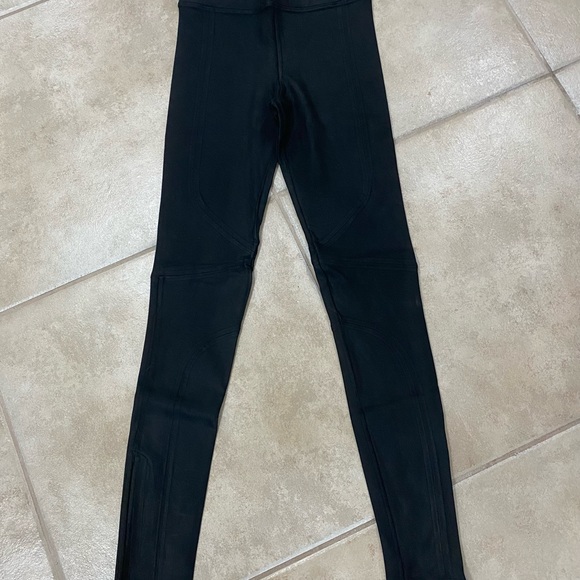 David Lerner coated seamed legging with ankle zipper - Picture 3 of 6